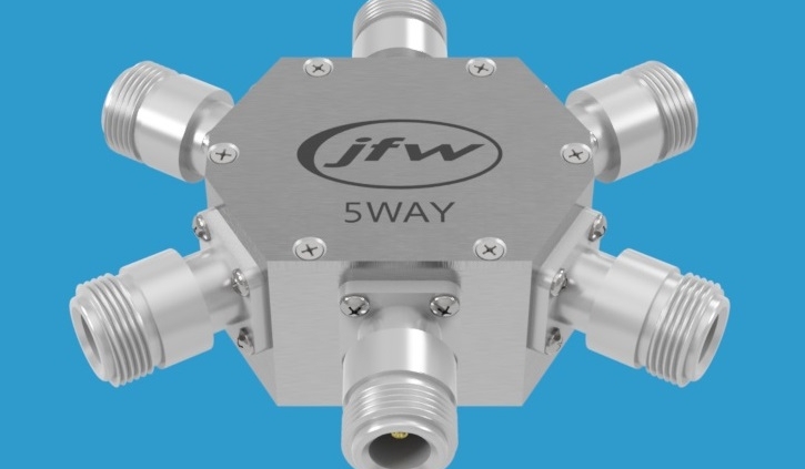 JFW model 50PD-583 resistive 5way power divider/combiner with 50 Ohm N female