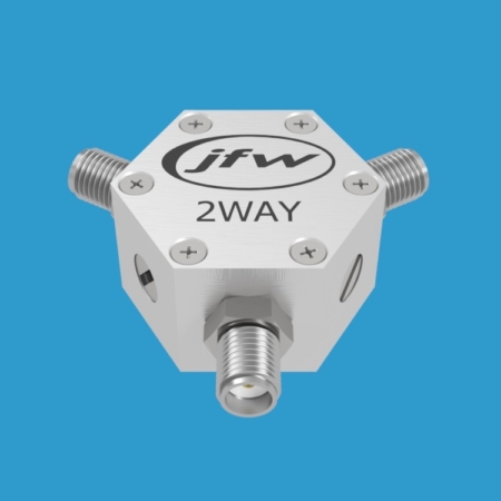 JFW model 50PD-016 resistive 2way power divider/combiner with 50 Ohm SMA female connectors