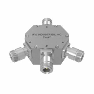 JFW model 50PD-667 resistive 3way power divider/combiner with 50 Ohm N female