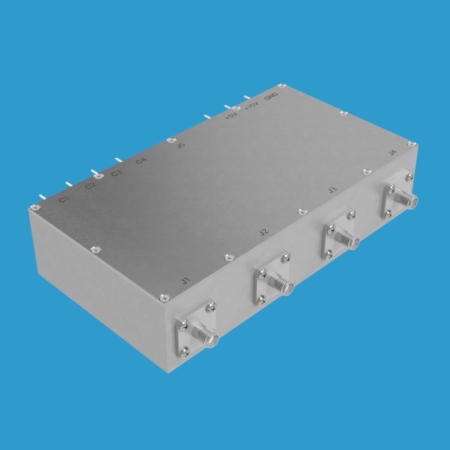 1P4T high power solid-state RF switch with SMA female