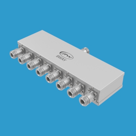 8-way reactive power divider/combiner with 75 Ohm N female