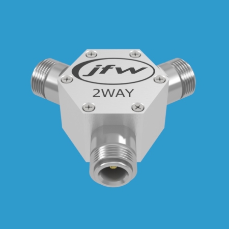 JFW model 50PD-335 resistive 2way power divider/combiner with 50 Ohm N female connectors