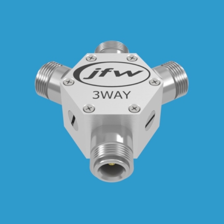 JFW model 50PD-669 resistive 3way power divider/combiner with 50 Ohm N female connectors