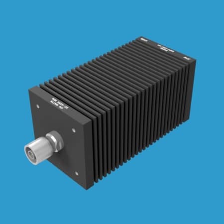 100 Watt fixed attenuator with 50 Ohm N male/female connectors