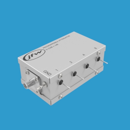 50 Ohm relay programmable attenuator SMA female DC-2500MHz attenuation range 0 to 15dB by 1dB steps