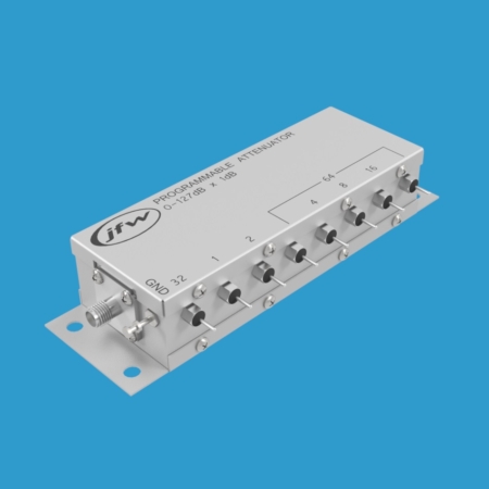 50 Ohm relay programmable attenuator SMA female DC-1500MHz attenuation range 0 to 127dB by 1dB steps