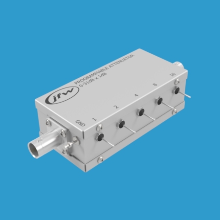 75 Ohm relay programmable attenuator F female DC-1000MHz attenuation range 0 to 31dB by 1dB steps