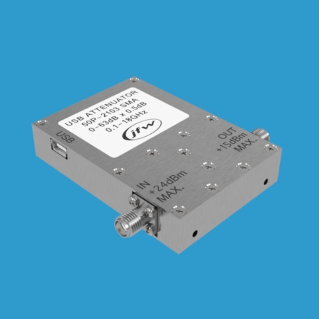 USB attenuator with attenuation range 0-63 x 0.5dB