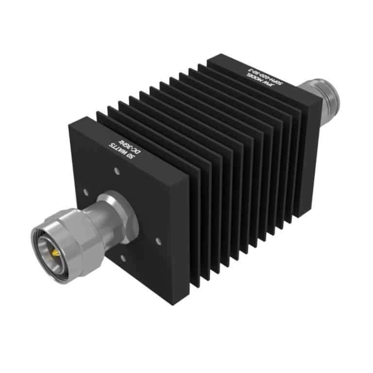 50 Watt Fixed Attenuator with 4.3/10 RF Connectors - JFW Industries