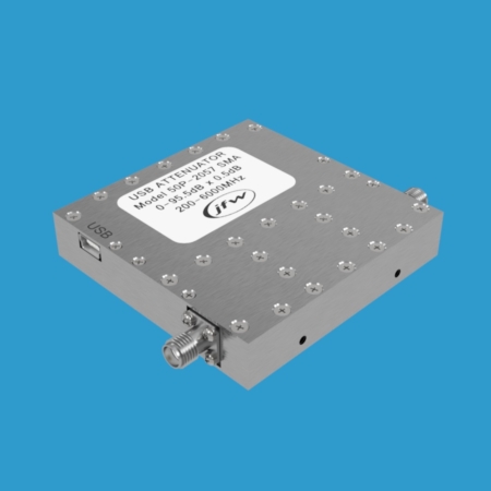 USB attenuator with attenuation range 0-95.5 x 0.5dB