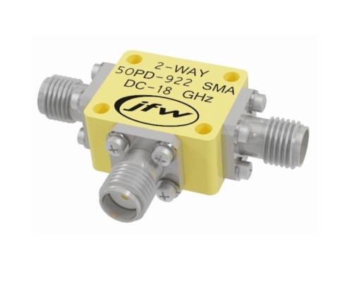 Resistive type 2-Way power divider/combiner | SMA female | DC-18 GHz