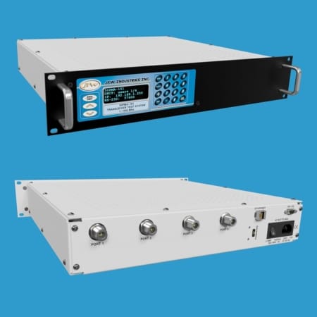 Model 50PMA-161 is a 4 port transceiver test system for radio-to-radio signal fade testing