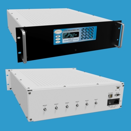 Model 50PMA-180 is a 6 port transceiver test system for radio-to-radio signal fade testing