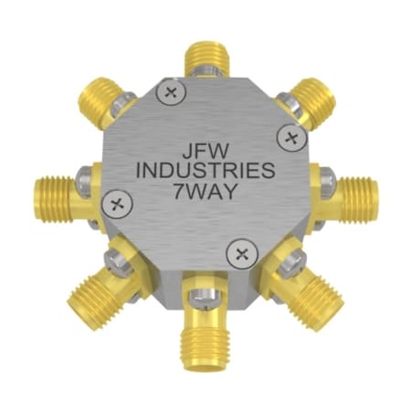 7Way resistive power divider/combiner 5 Watts average