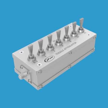 Manual attenuator with Toggle Switches