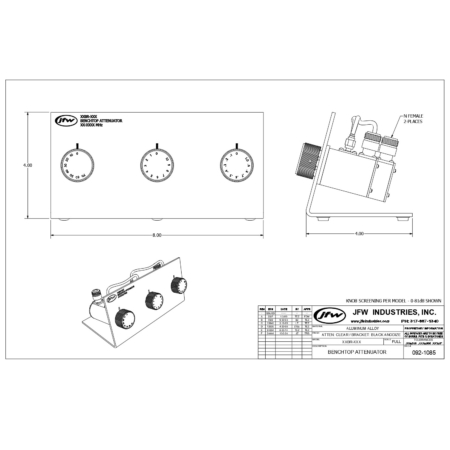 Benchtop Manual Attenuator | Model 50BR-017