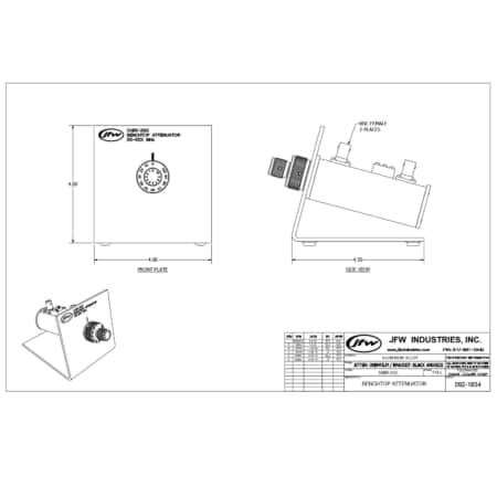 Benchtop Manual Attenuator | Model 50BR-024